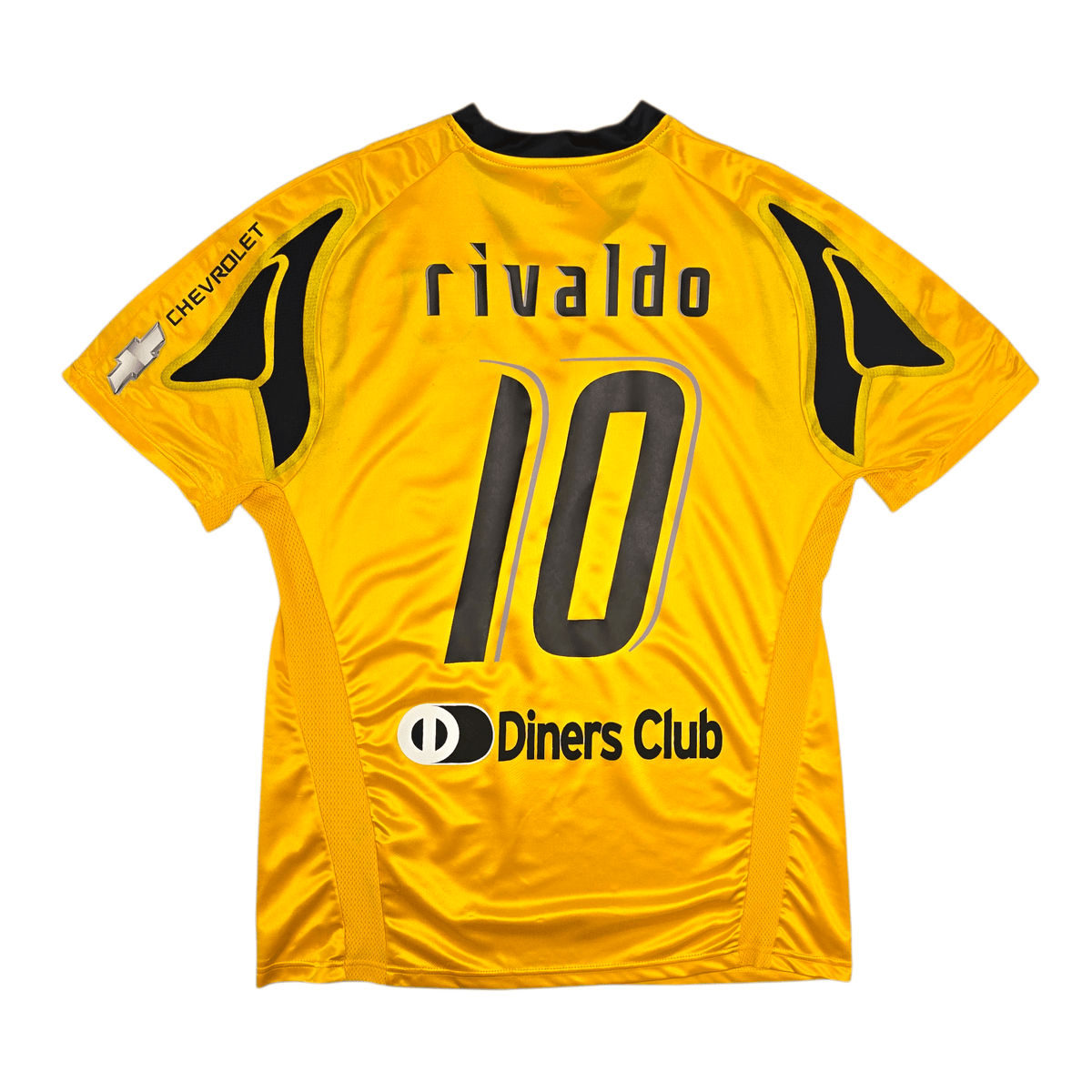 2007/08 AEK Athens Home Football Shirt (XL) Puma 10 Rivaldo - Football Finery - FF301767