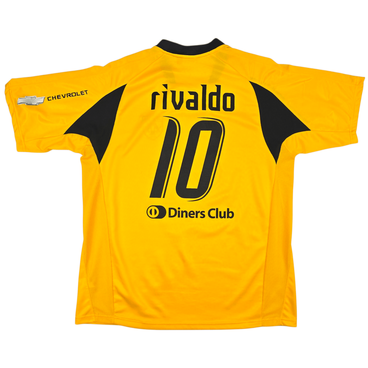 2007/08 AEK Athens Home Football Shirt (XL) Puma 10 Rivaldo - Football Finery - FF302953