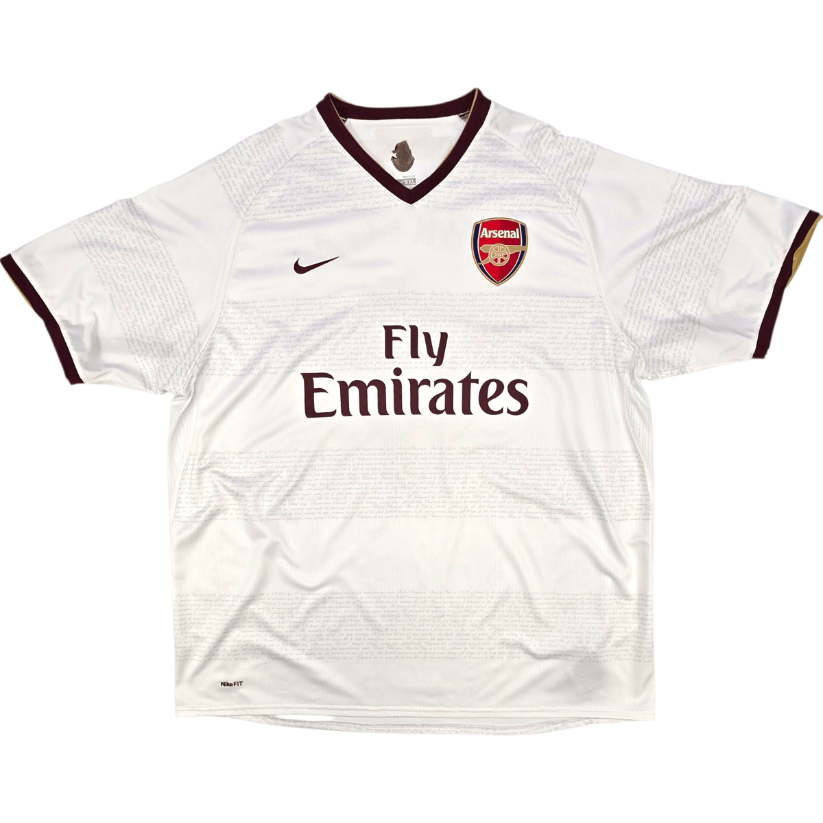 2007/08 Arsenal Away Football Shirt (2XL) Nike 4 Fabregas - Football Finery - FF302433