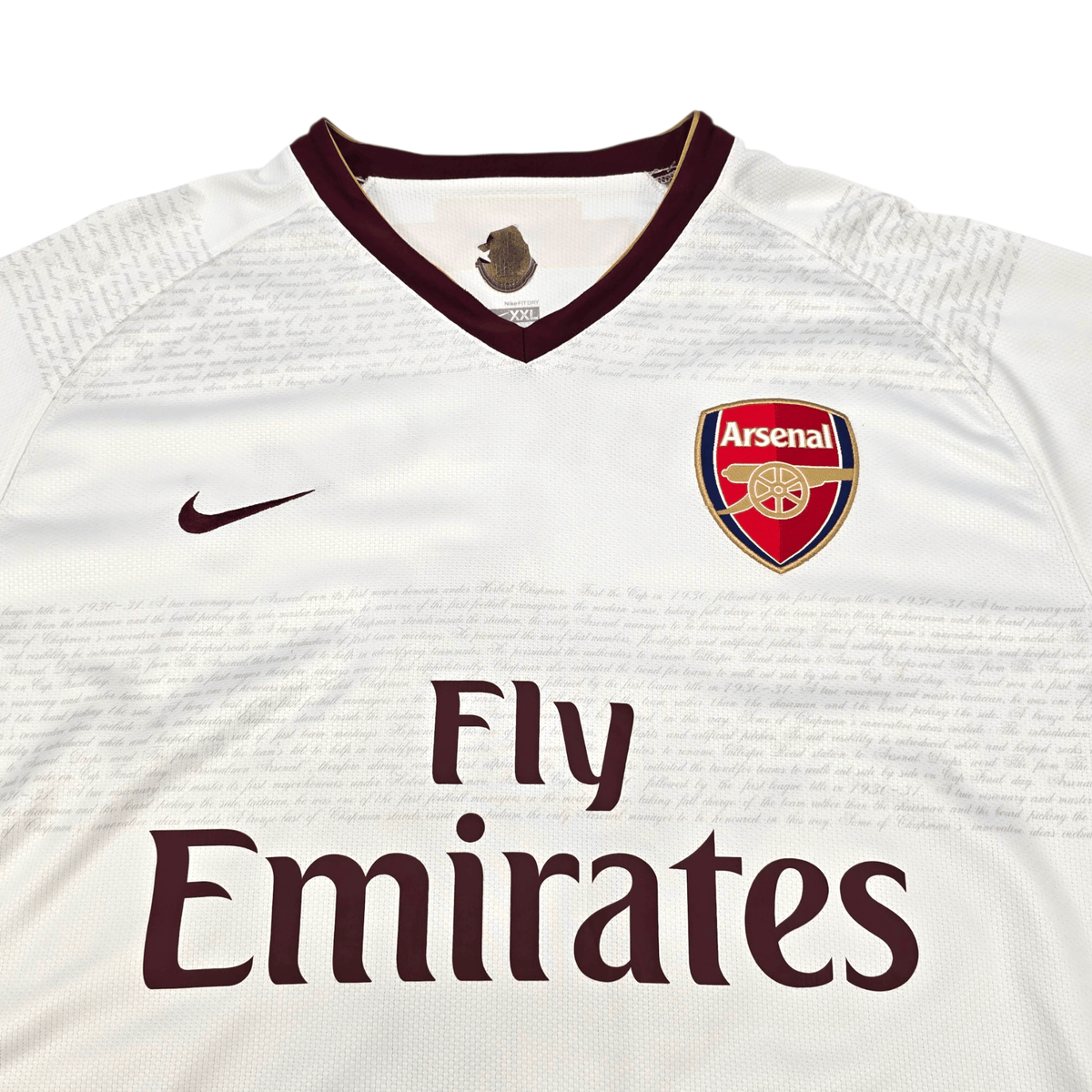 2007/08 Arsenal Away Football Shirt (2XL) Nike 4 Fabregas - Football Finery - FF302433