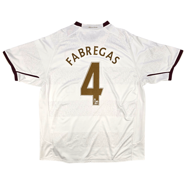2007/08 Arsenal Away Football Shirt (2XL) Nike 4 Fabregas - Football Finery - FF302433