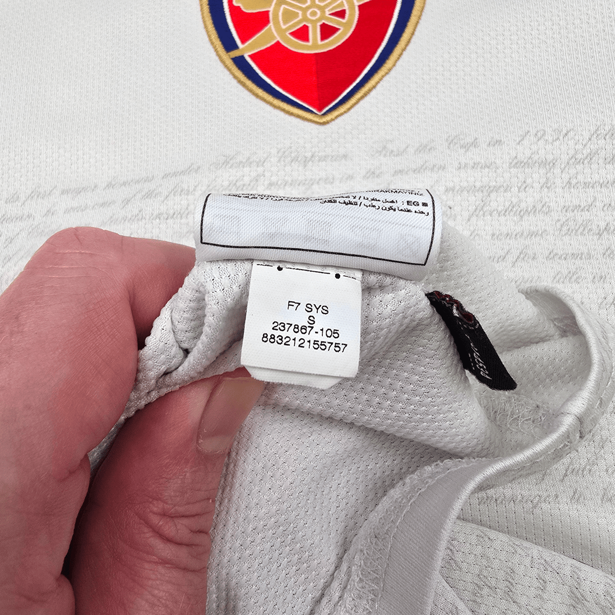2007/08 Arsenal Away Football Shirt (S) Nike 11 v.Persie - Football Finery - FF303498