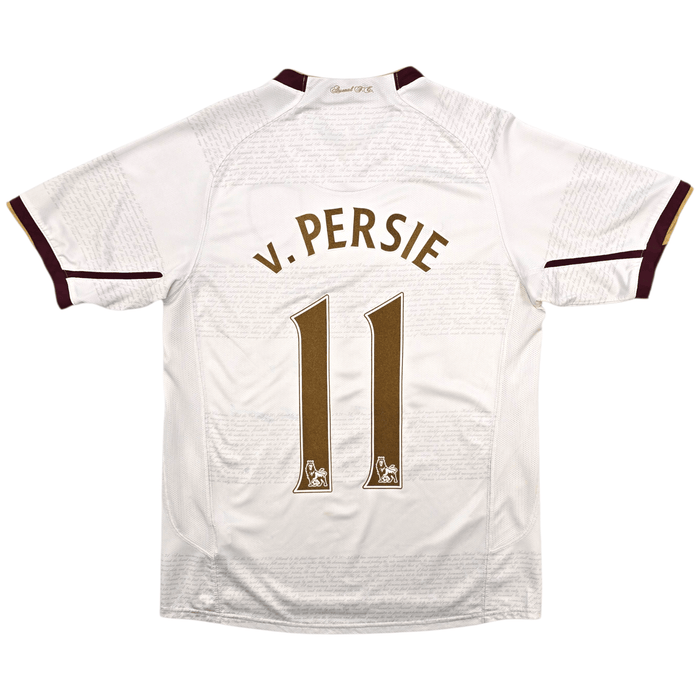 2007/08 Arsenal Away Football Shirt (S) Nike 11 v.Persie - Football Finery - FF303498