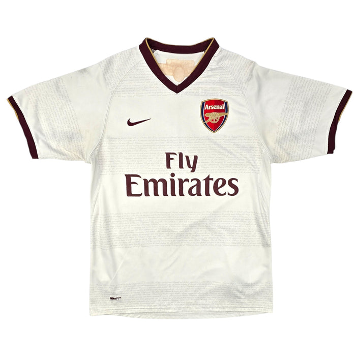 2007/08 Arsenal Away Football Shirt (S) Nike #4 Fabregas - Football Finery - FF204497