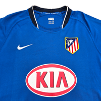 2007/08 Atletico Madrid Away Football Shirt (L) Nike 10 Kun Aguero - Football Finery - FF303429