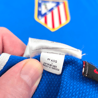 2007/08 Atletico Madrid Away Football Shirt (L) Nike 10 Kun Aguero - Football Finery - FF303429