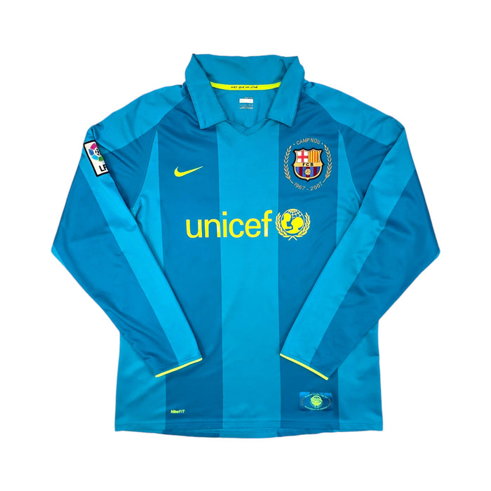 2007/08 Barcelona Away Football Shirt (L) Nike #10 Ronaldinho - Football Finery - FF204248