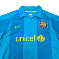 2007/08 Barcelona Away Football Shirt (L) Nike 10 Ronaldinho - Football Finery - FF306005