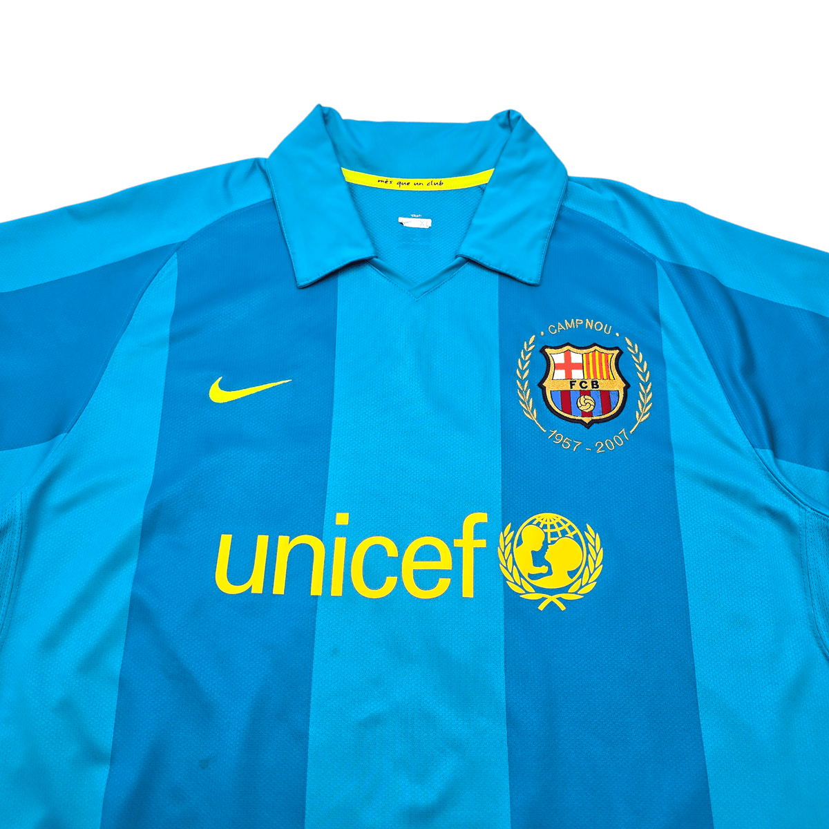 2007/08 Barcelona Away Football Shirt (XL) Nike 19 Messi - Football Finery - FF301574