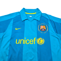 2007/08 Barcelona Away Football Shirt (XL) Nike 19 Messi - Football Finery - FF301574