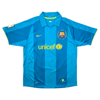 2007/08 Barcelona Away Football Shirt (XL) Nike 19 Messi - Football Finery - FF301574