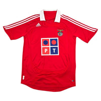 2007/08 Benfica Home Football Shirt (M) Adidas 20 Di Maria - Football Finery - FF304332