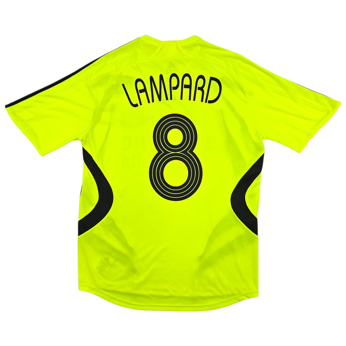 2007/08 Chelsea Away Football Shirt (M) Adidas 8 Lampard - Football Finery - FF302586