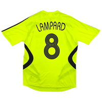 2007/08 Chelsea Away Football Shirt (M) Adidas 8 Lampard - Football Finery - FF302586