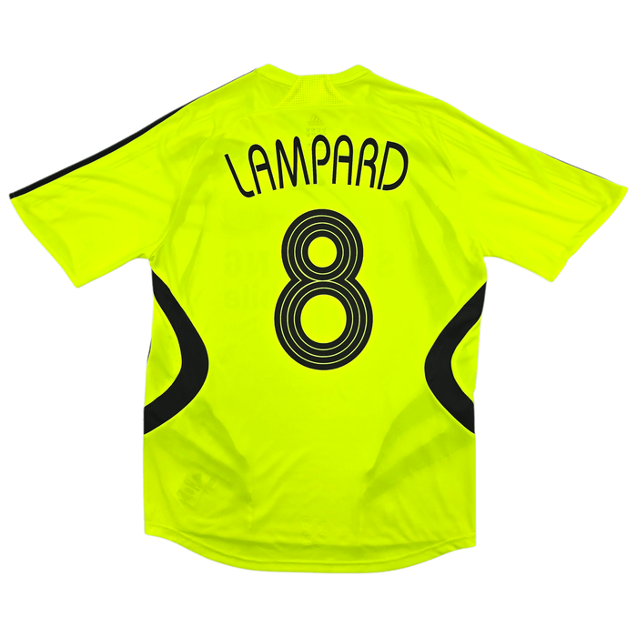 2007/08 Chelsea Away Football Shirt (M) Adidas 8 Lampard - Football Finery - FF302586
