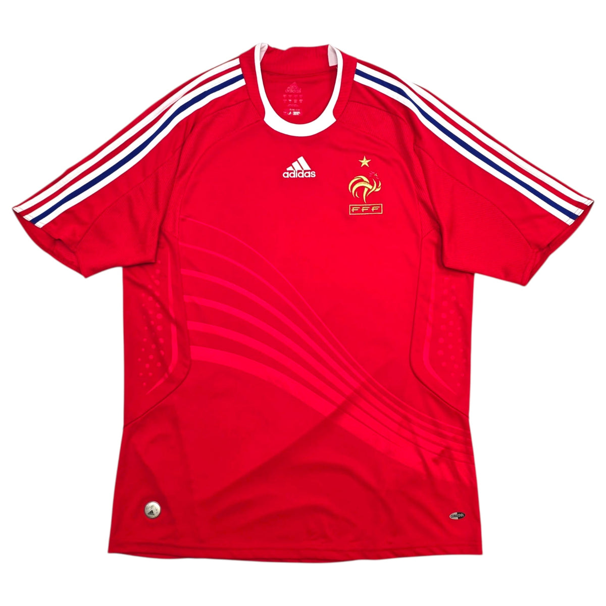2007/08 France Away Football Shirt (L) Adidas - Football Finery - FF305280