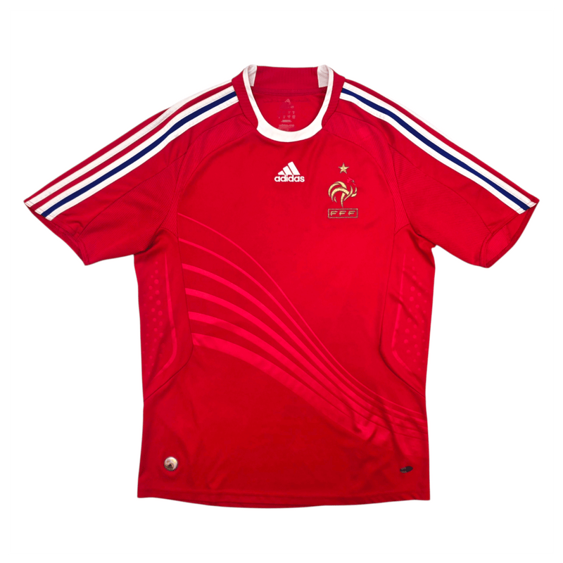 2007/08 France Away Football Shirt (M) Adidas - Football Finery - FF305279