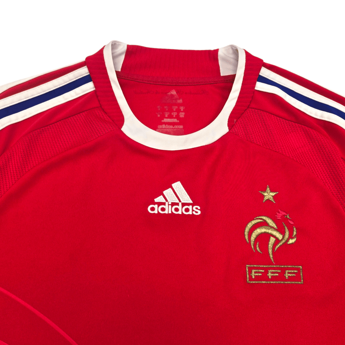 2007/08 France Away Football Shirt (M) Adidas - Football Finery - FF305279