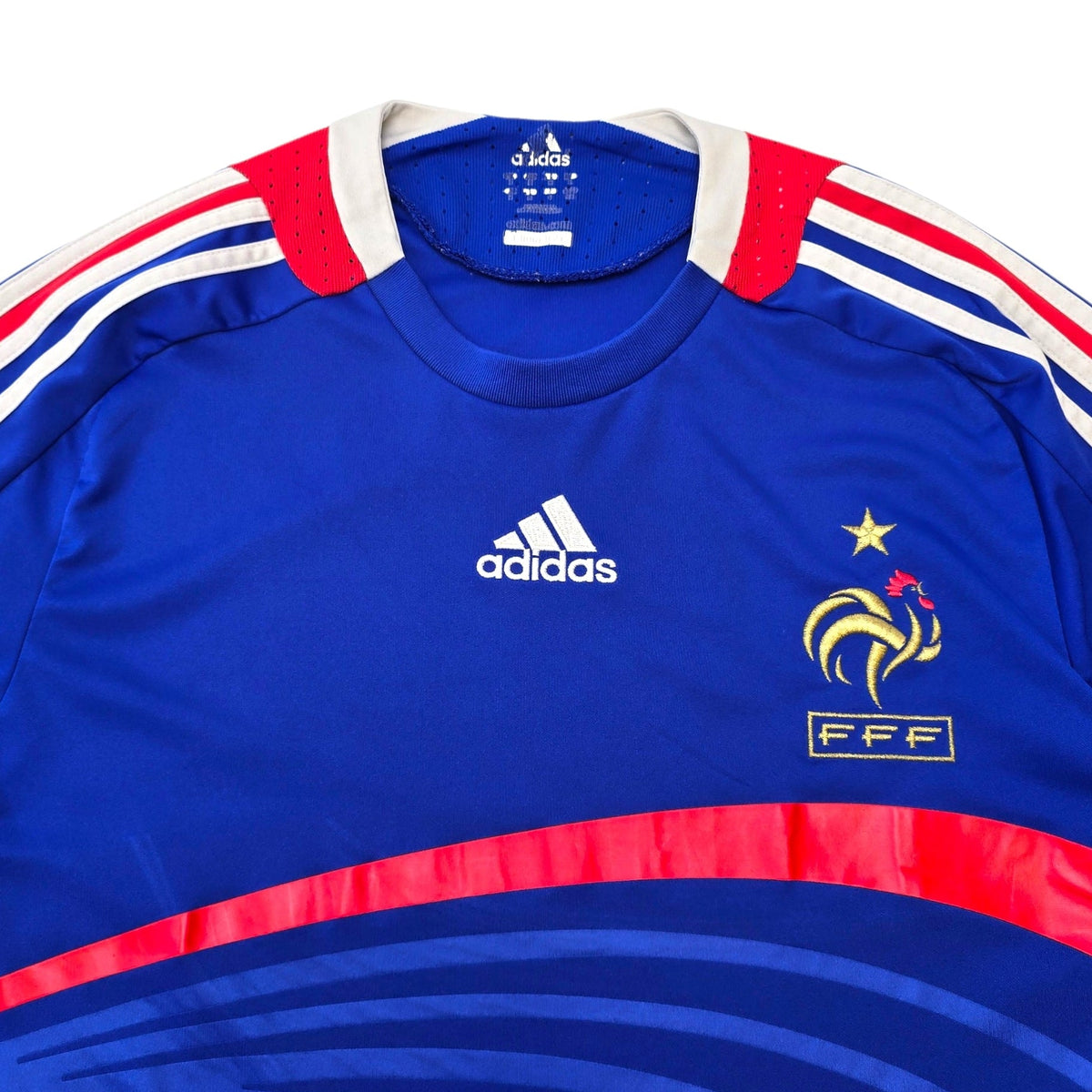 2007/08 France Home Football Shirt (L) Adidas - Football Finery - FF304268