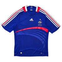 2007/08 France Home Football Shirt (L) Adidas - Football Finery - FF304268