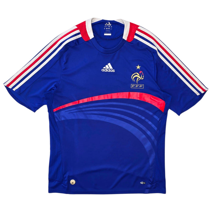 2007/08 France Home Football Shirt (L) Adidas - Football Finery - FF304268