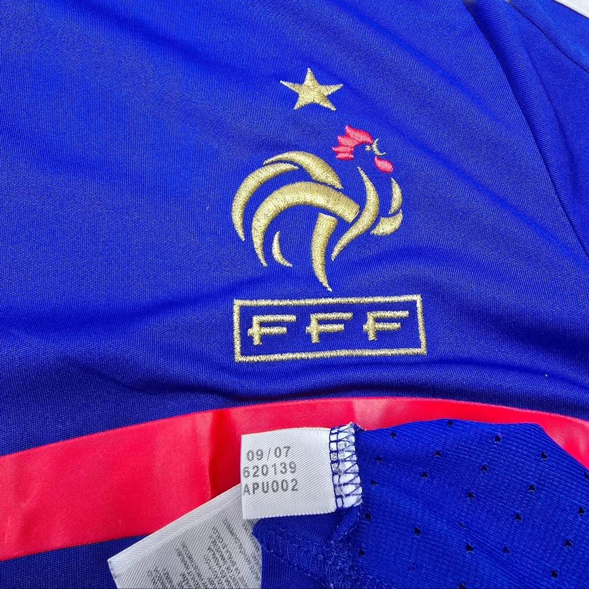 2007/08 France Home Football Shirt (L) Adidas - Football Finery - FF304268
