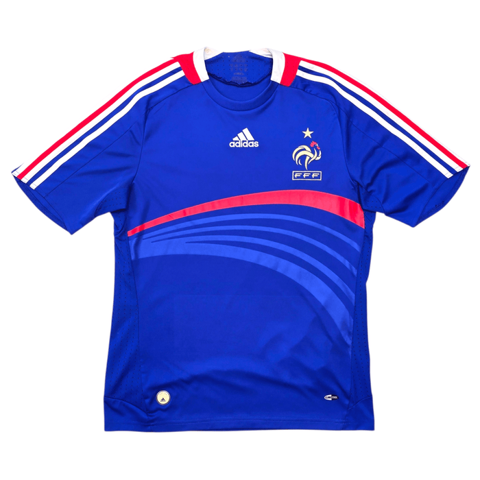 2007/08 France Home Football Shirt (S) Adidas - Football Finery - FF304269