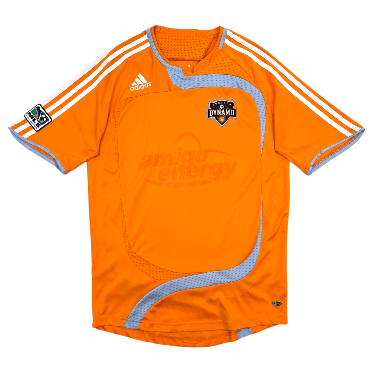 2007/08 Houston Dynamo Home Football Shirt (S) Adidas - Football Finery - FF302553
