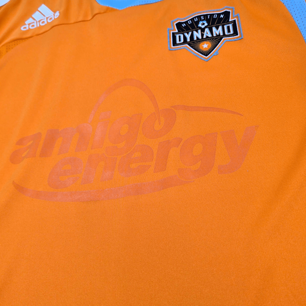2007/08 Houston Dynamo Home Football Shirt (S) Adidas - Football Finery - FF302553