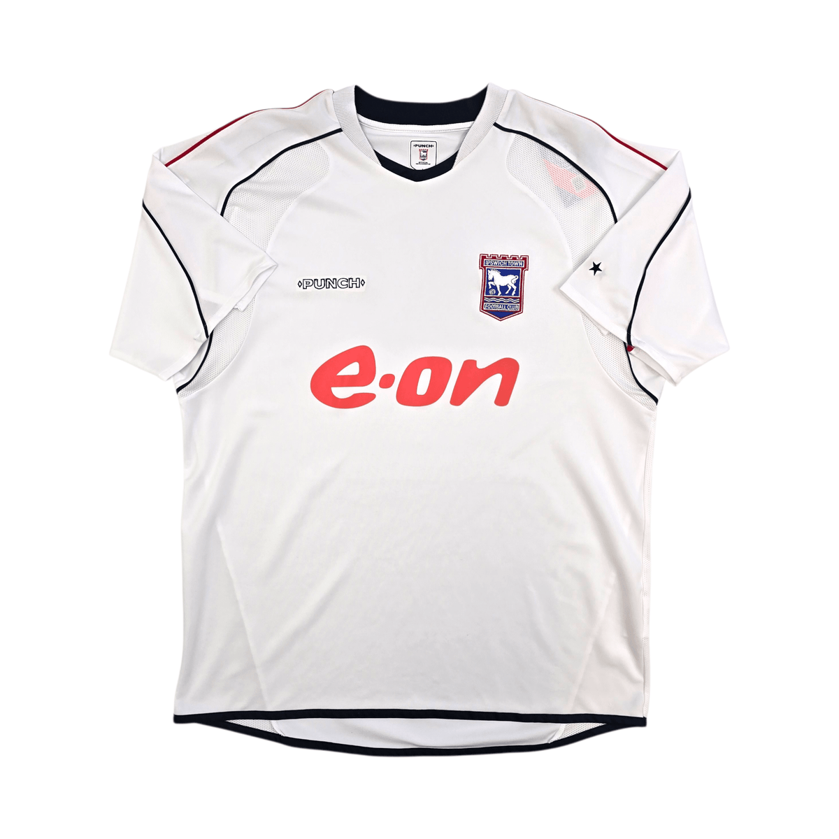 2007/08 Ipswich Town Away Football Shirt (L) Punch - Football Finery - FF304197