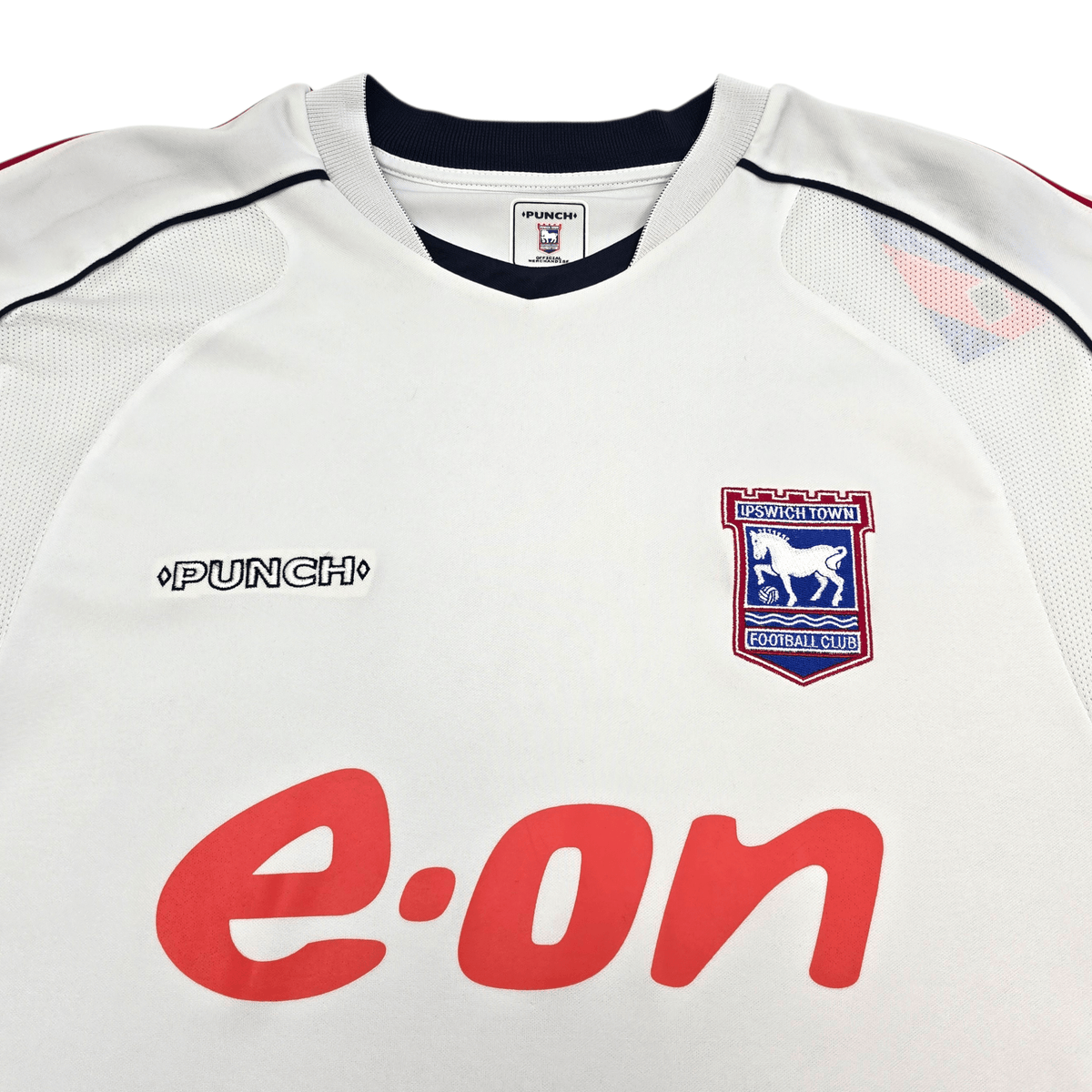 2007/08 Ipswich Town Away Football Shirt (L) Punch - Football Finery - FF304197