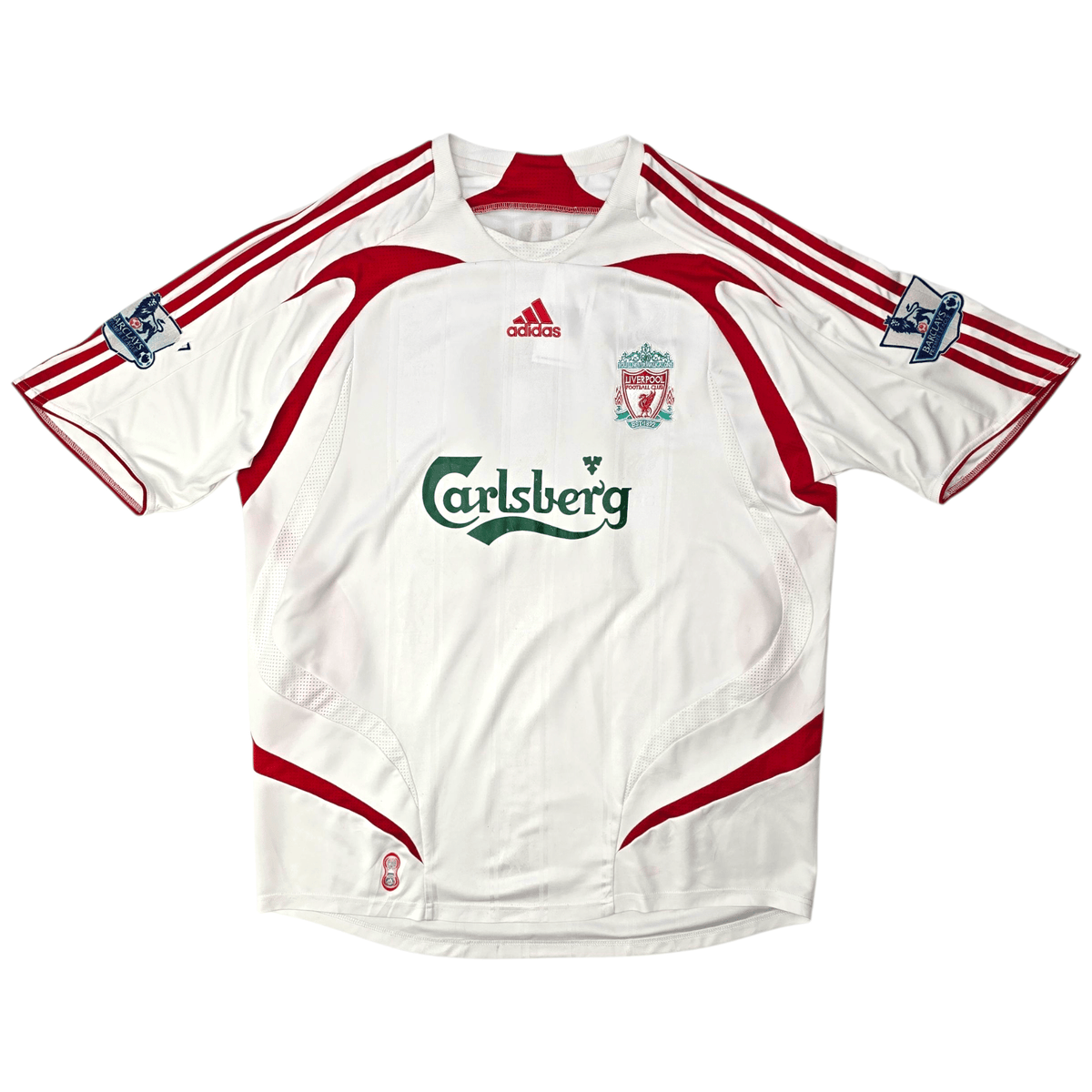 2007/08 Liverpool Away Football Shirt (2XL) Adidas 18 Kuyt - Football Finery - FF302741