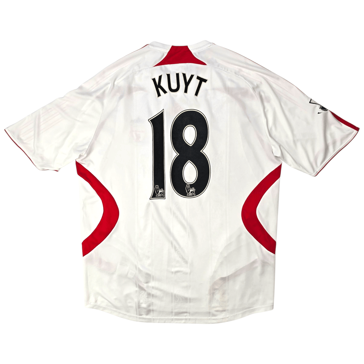 2007/08 Liverpool Away Football Shirt (2XL) Adidas 18 Kuyt - Football Finery - FF302741