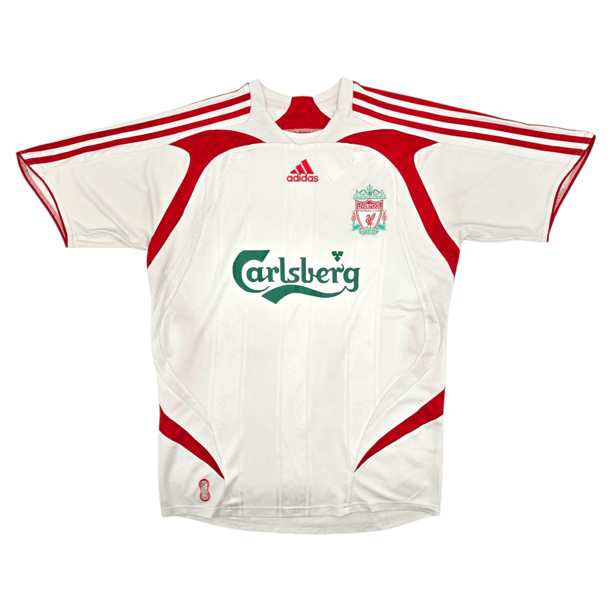 2007/08 Liverpool Away Football Shirt (M) Adidas 14 Alonso - Football Finery - FF300849