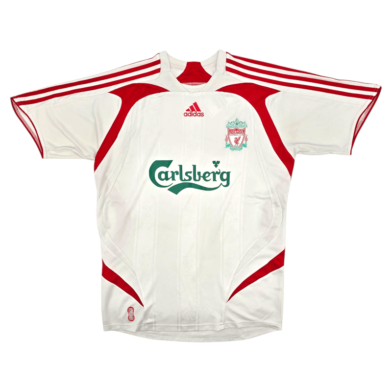 2007/08 Liverpool Away Football Shirt (M) Adidas 14 Alonso - Football Finery - FF300849