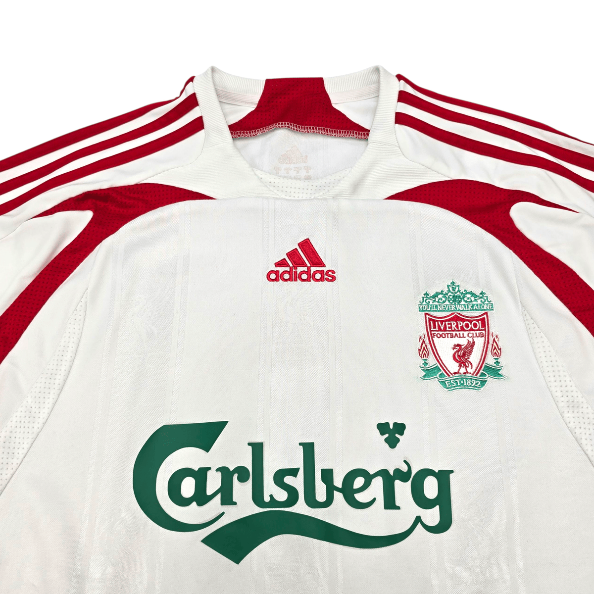 2007/08 Liverpool Away Football Shirt (M) Adidas 9 Torres - Football Finery - FF302443