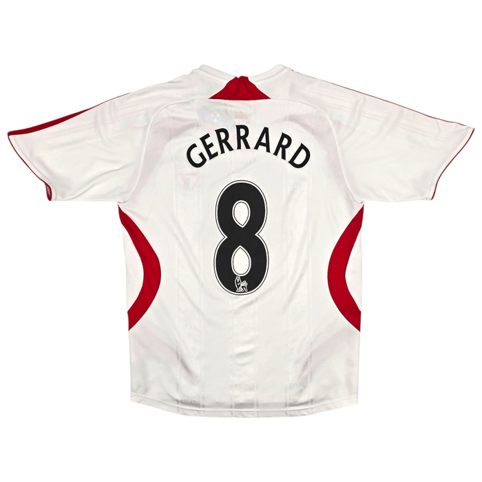 2007/08 Liverpool Away Football Shirt (S) Adidas #8 Gerrard - Football Finery - FF300830