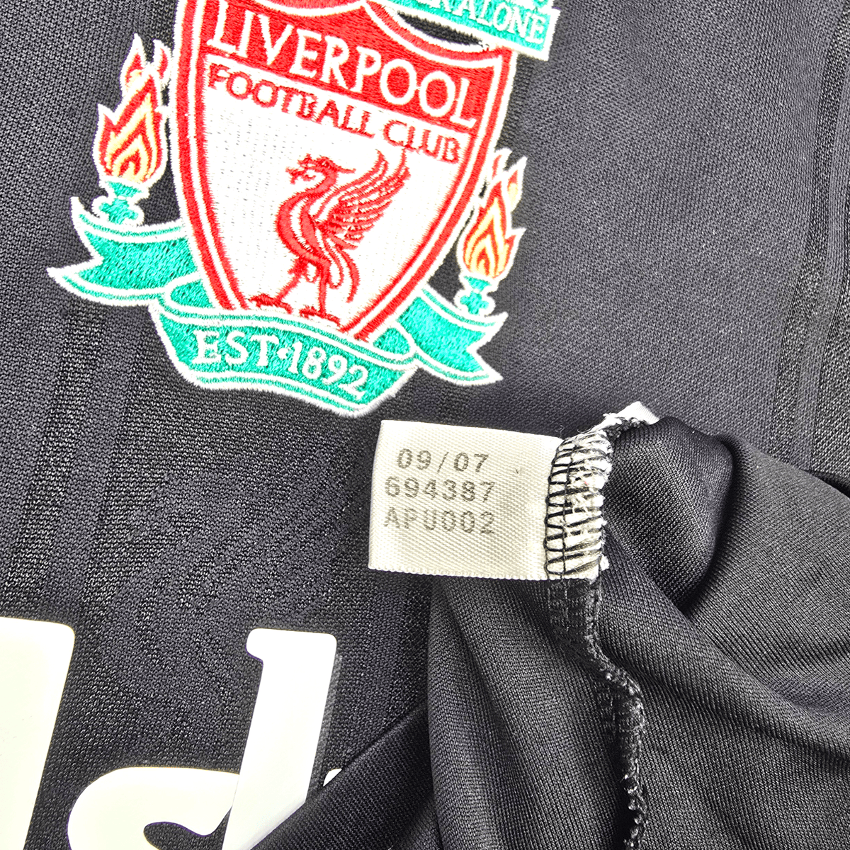 2007/08 Liverpool Third Football Shirt (L) Adidas 9 Torres - Football Finery - FF301443