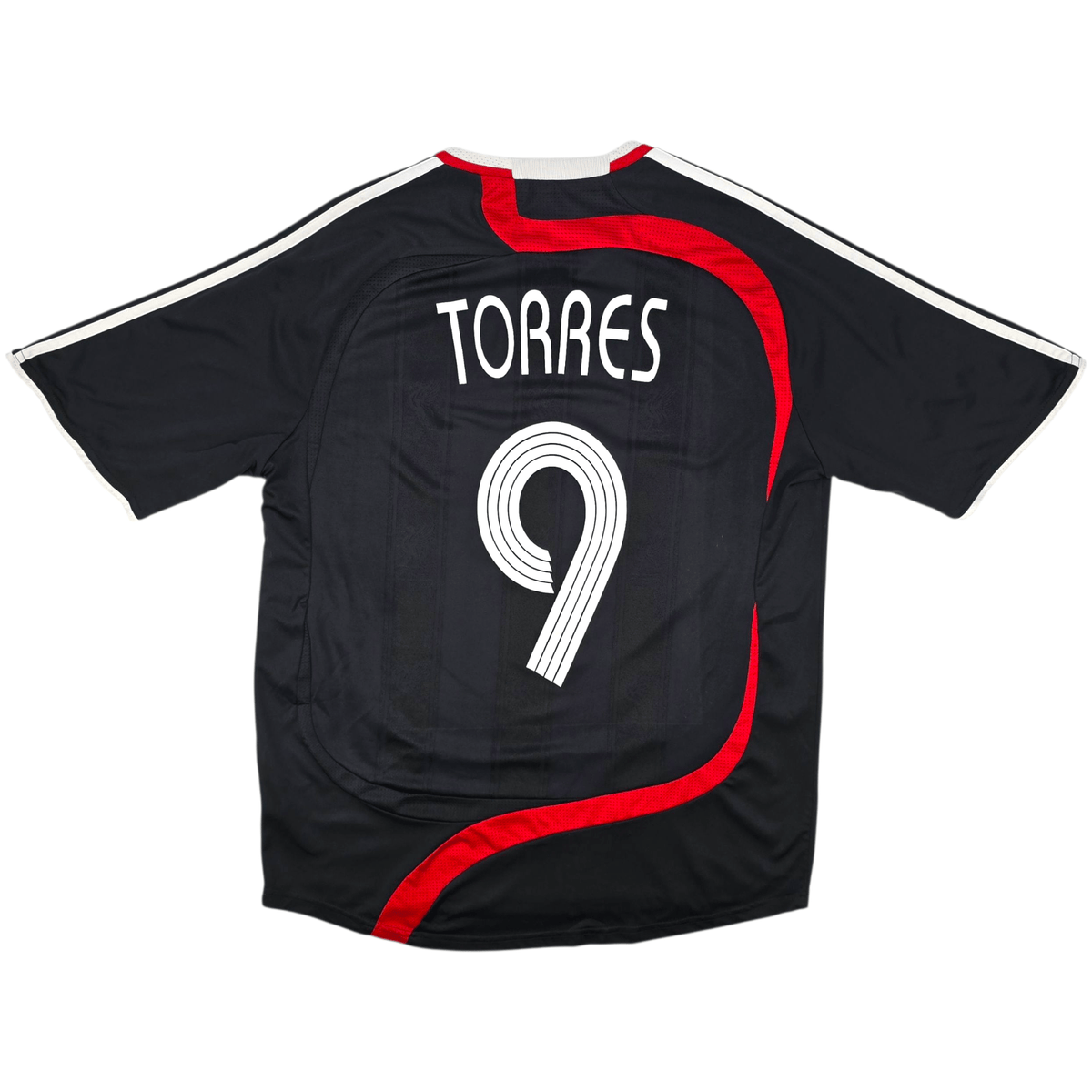 2007/08 Liverpool Third Football Shirt (L) Adidas 9 Torres - Football Finery - FF301443