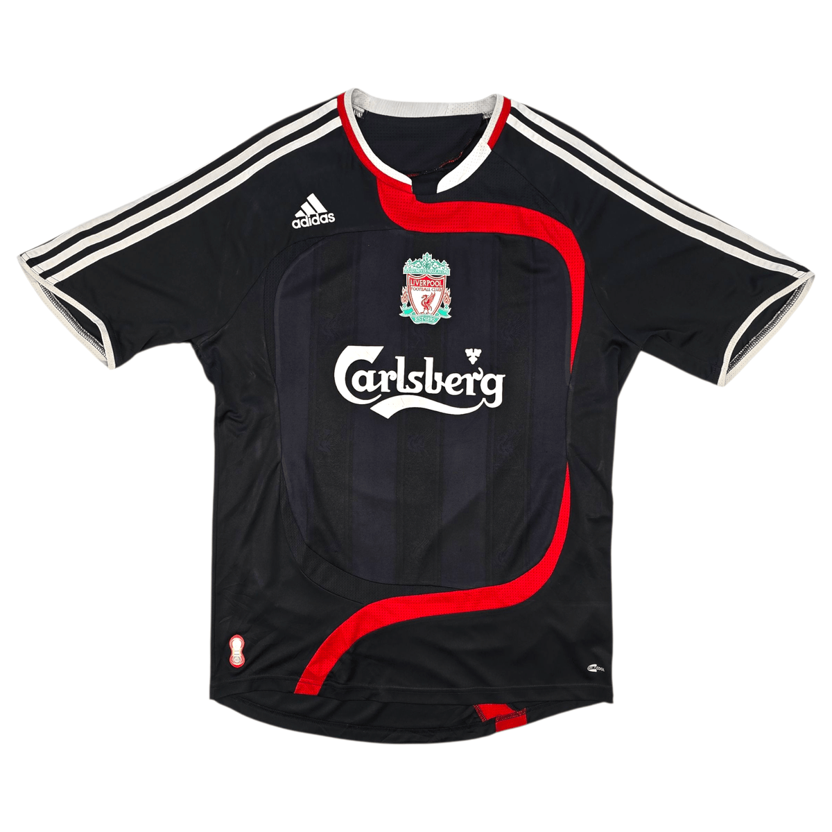 2007/08 Liverpool Third Football Shirt (M) Adidas 8 Gerrard - Football Finery - FF301584