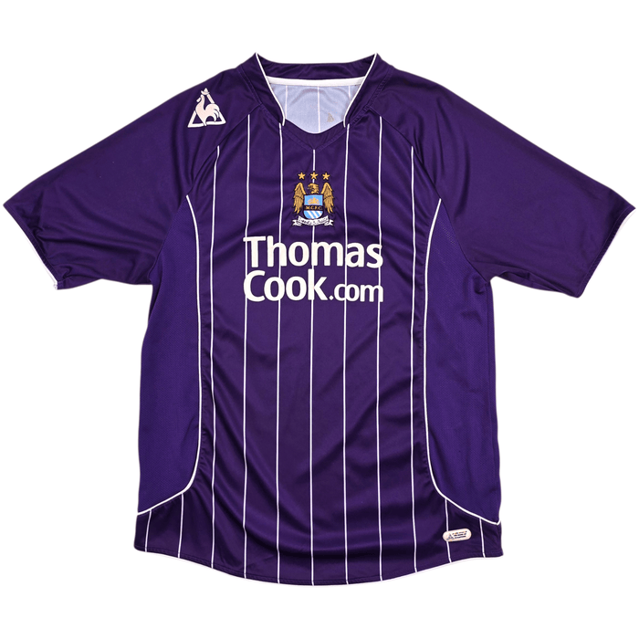 2007/08 Manchester City Away Football Shirt (M) Le Coq Sportif - Football Finery - FF304680