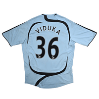 2007/08 Newcastle United Away Football Shirt (XL) Adidas 36 Viduka - Football Finery - FF303183