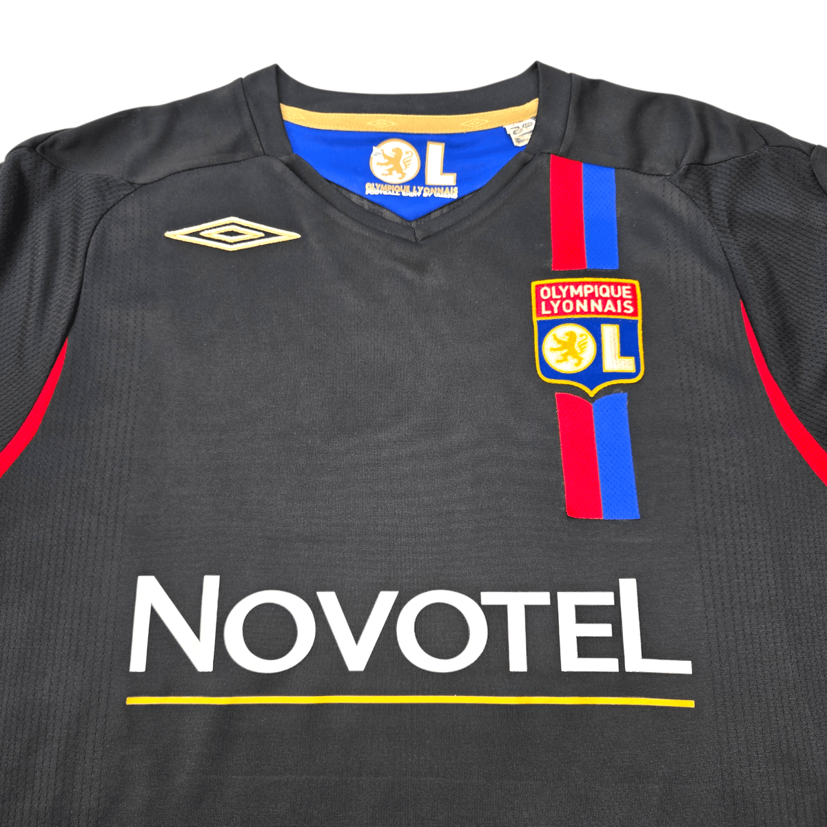 2007/08 Olympique Lyonnais Third Football Shirt (M) Umbro 8 Juninho - Football Finery - FF303286