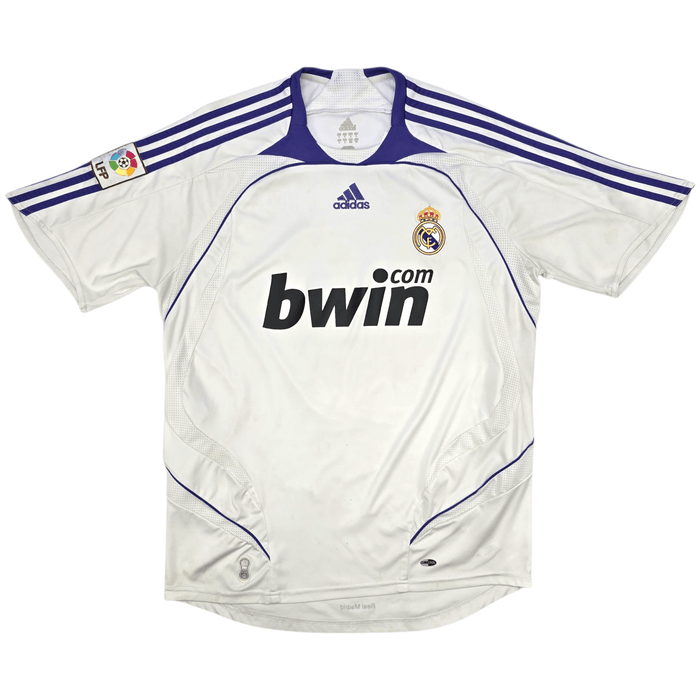 2007/08 Real Madrid Home Football Shirt (L) Adidas 10 Robinho - Football Finery - FF301122