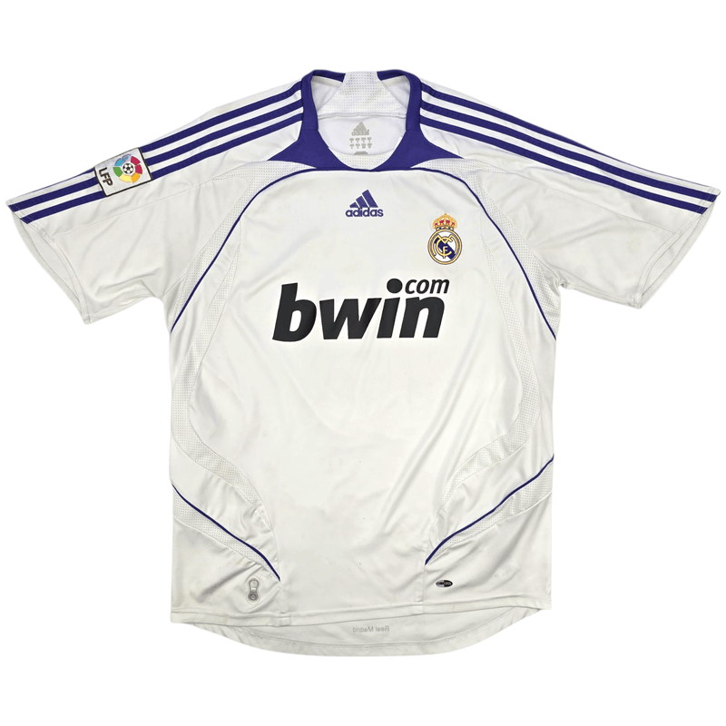 2007/08 Real Madrid Home Football Shirt (L) Adidas 10 Robinho - Football Finery - FF301122