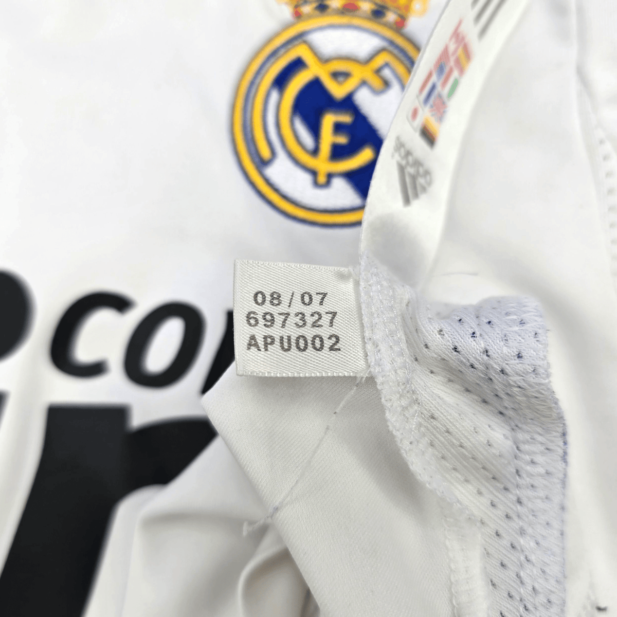 2007/08 Real Madrid Home Football Shirt (L) Adidas 10 Robinho - Football Finery - FF301122