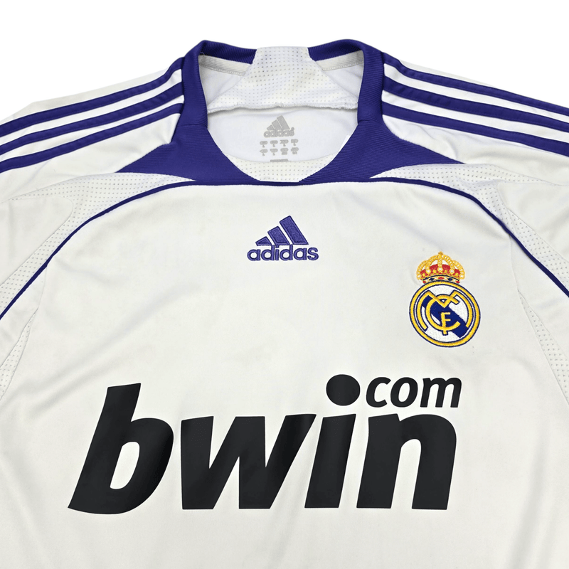 2007/08 Real Madrid Home Football Shirt (L) Adidas 10 Robinho - Football Finery - FF301122