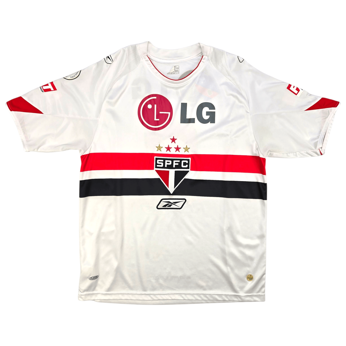 2007/08 Sao Paulo Home Football Shirt (L) Reebok 7 - Football Finery - FF301912