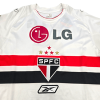 2007/08 Sao Paulo Home Football Shirt (L) Reebok 7 - Football Finery - FF301912