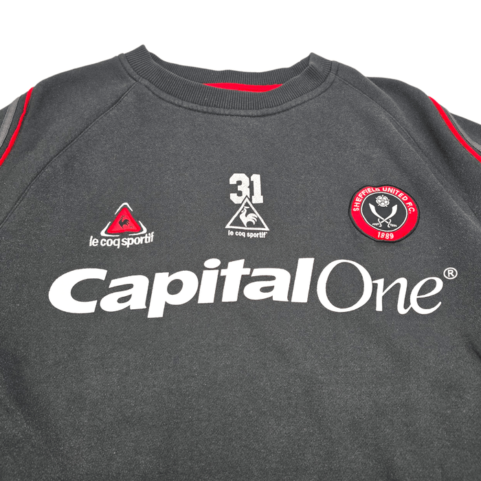2007/08 Sheffield United Training Top (L) Le Coq Sportif 31 (Nicky Laws) Player Issue - Football Finery - FF301936